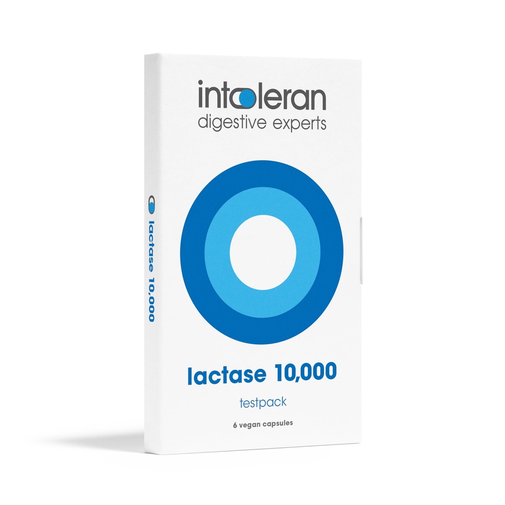 Intoleran Lactase 10.000 Digestive Enzymes Testpack - 6 κάψουλες 
