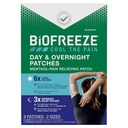 Biofreeze Day & Overnight Pain Relief Patches, Menthol Pain Patches for Arthritis & Muscle Pain Relief, Άνετο & Ευέλικτο Ύφασμα Μένει στη θέση του, FSA / HSA Επιλέξιμες, 9 Patches (6 Ημέρα, 3 Νύχτα)