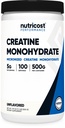Nutricost Creatine Monohydrate Micronized Powder 500G, 5000mg ανά Serv (5g) - 100 Μερίδες, 17,9 Oz