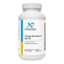 XYMOGEN Omega MonoPure 650 EC - Omega-3 Fish Oil Συμπληρώματα για γυναίκες και άνδρες - με EPA, DHA & DPA - Μικρότερα Softgels με 3X Μεγαλύτερη Απορρόφηση - Υποστήριξη Υγιούς Καρδιάς & Γνωριμιών (60 Softgels)