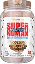 ALPHA LION Superhuman Whey Protein Powder, Great Tasting Pure Whey Protein Isolate, Low Carb, Low Sugar, No Bloat Post Workout, Mus Recovery & Growth (28 Servings, Cocoa Buffs)