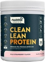 Nuzest - Pea Protein Powder - Καθαρή πρωτεΐνη Lean, Premium Vegan Plant Based Protein Powder, Dairy Free, Gluten Free, GMO Free, Protein Shake (1,1 Λίβρα (Pack of 1), Wild Strawberry)