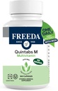 FREEDA Multivitamin – Quintabs-M με σίδηρο – Kosher Multi Vitamins Συμπληρώματα για την Υγεία των Γυναικών - Πολυβιταμίνες για γυναίκες & άνδρες με έλλειψη σιδήρου Πολύβιταμίνες Ενηλίκων (100)