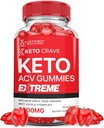 Justified Laboratories Keto Crave Keto ACV Gummies Extreme 2000MG Keto Crave Keto Gummies Advanced Formula Apple Cider Vinegar with Romegranate Beet Juice Powder B12 Vegan Non GMO 60 Gummys