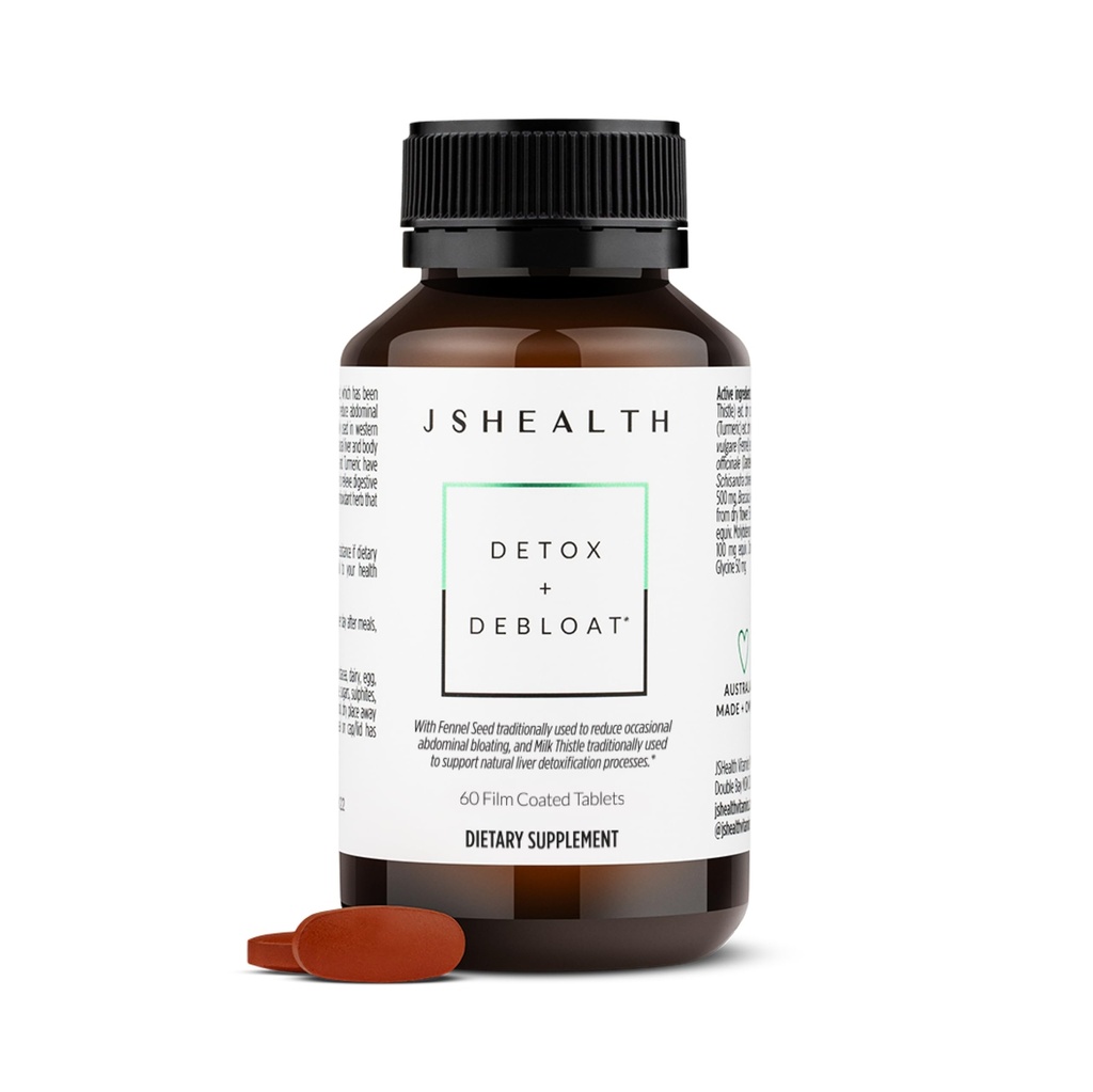 JSHealth Vitamins Detox and Debloat Liver Health Formula 