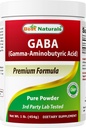 Best Naturals GABA (Gamma Aminobutyric Acid) καθαρή σκόνη 1 λίρα