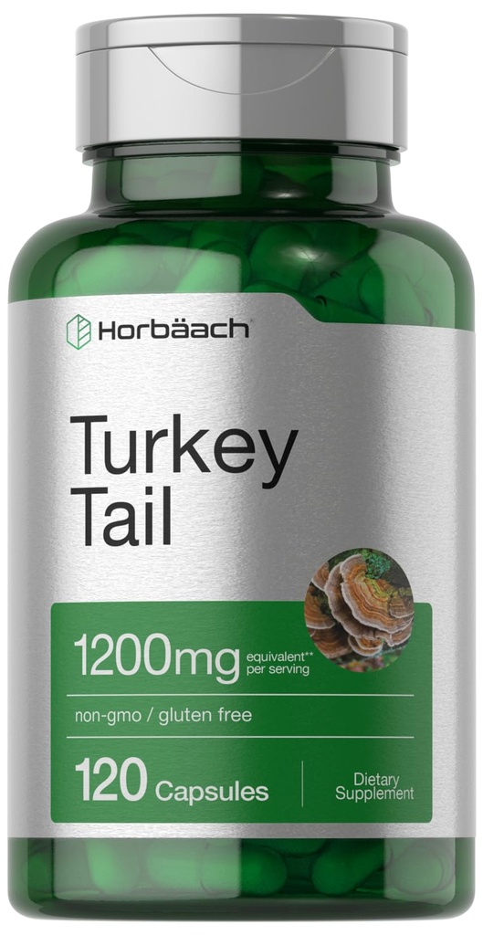 Horbäach Τουρκία Tail Mushroom Κάψουλες 