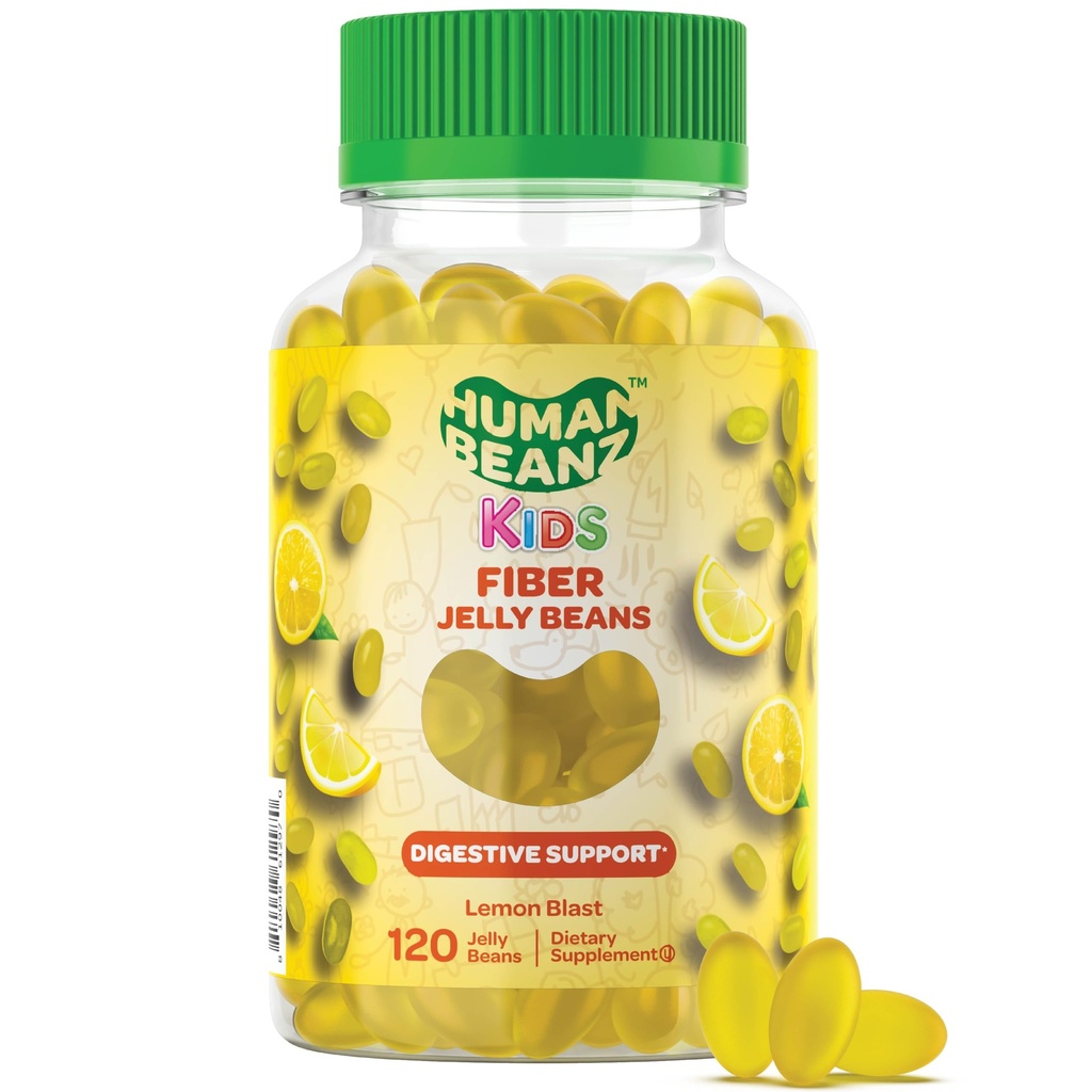 Φάιμπερ Jelly Bean Gummies για τα παιδιά, Fiber Συμπληρώματα για Digestive Υγεία, χορτοφαγικές ίνες Gummy 120 Jellybeans