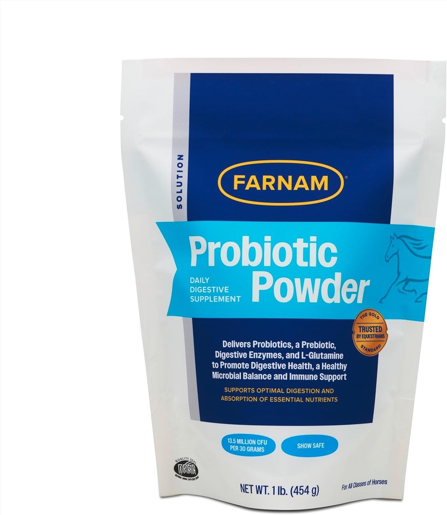 Farnam Probiotic Powder for Horses, Daily Digestive and Immune Health Supplement Βοηθά στη Διατήρηση Υγιούς Μικροβιικής Ισορροπίας για Βέλτιστη Πέψη