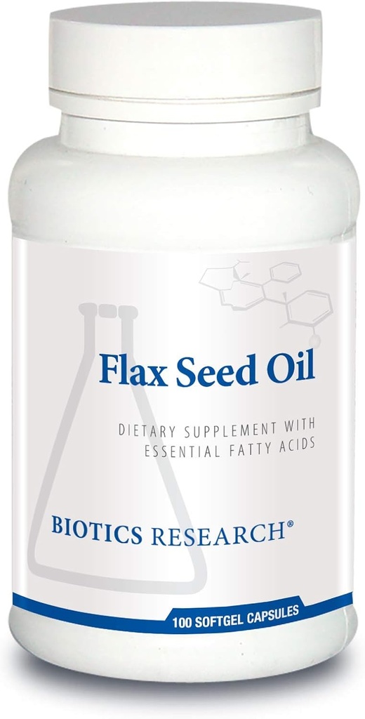 Biotics Research Flax Seed Oil Κάθε Καψάκιο Περιέχει 1.000 Αμιγή Λάδι Φλακών. 100 Softgels