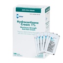 Globe (Box 144 Hydrocortisone 1% Maximum Strength Cream, (0.9g Single Packet) Anti-Itch Cream for Redness, Swelling, Iching, Rash, Bug/Mosquito Bites, Eczema, Hemorrhoids & More