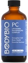 BodyBio PC - Phosphatidylcholine για την υγεία του εγκεφάλου, ψυχική σαφήνεια, Γνωστική λειτουργία, Κυτταρική Επισκευή & Υγιεινή γήρανση, Phospholipid Complex Supplement for Gentle Daily Detox