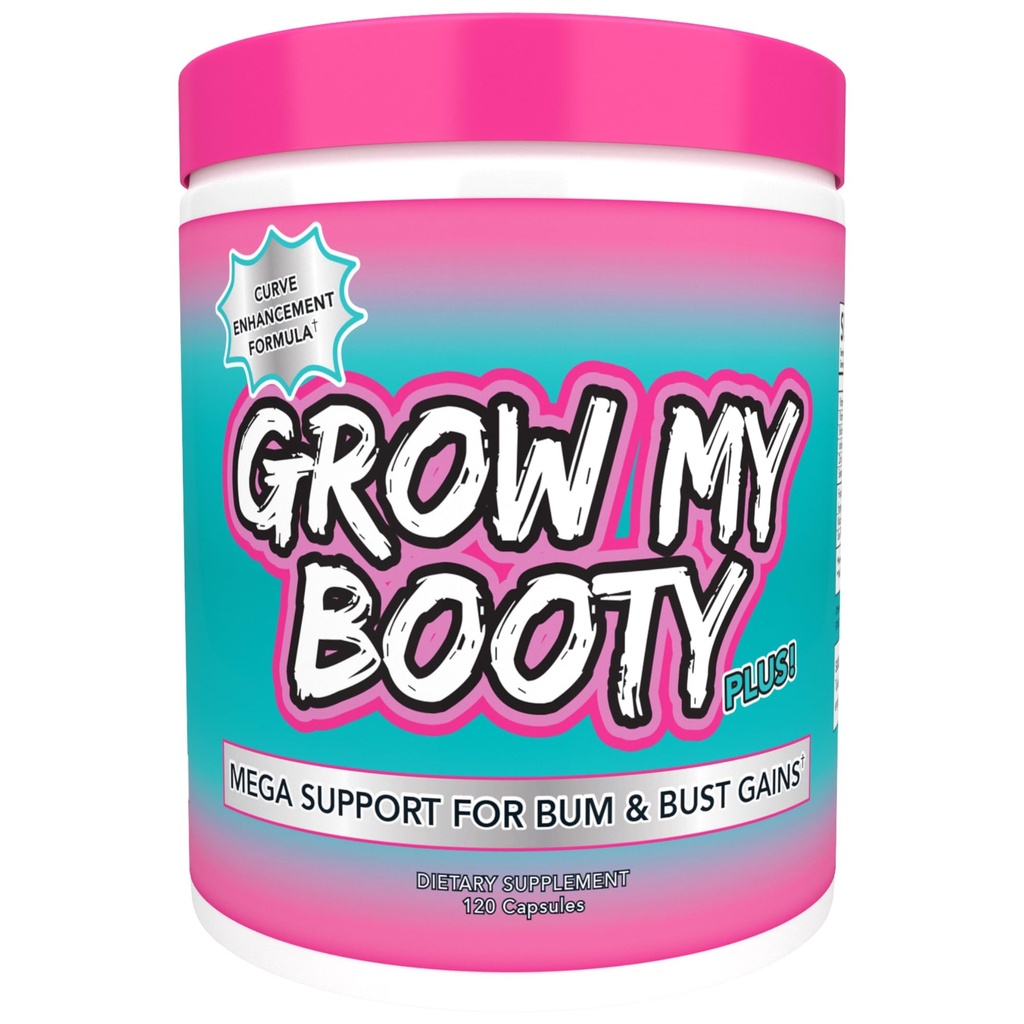 SPAZMATIC Grow My Booty Plus Butt Enhancement Booty Pills - Mega Booty και Bust Fast Growth Formula Glute Booster