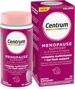Centrum Complete Multivitamin Supplement + Hot Flash Support Menopause Support Tablets, with Clinically Studied geniVida, 30 Count