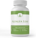 Αμιγώς πρωτότυπα συστατικά Alfalfa Leaf, (100 κάψουλες) Πάντα καθαρό, χωρίς πρόσθετα ή πληρωτικά, Εργαστήριο Επαληθευμένο