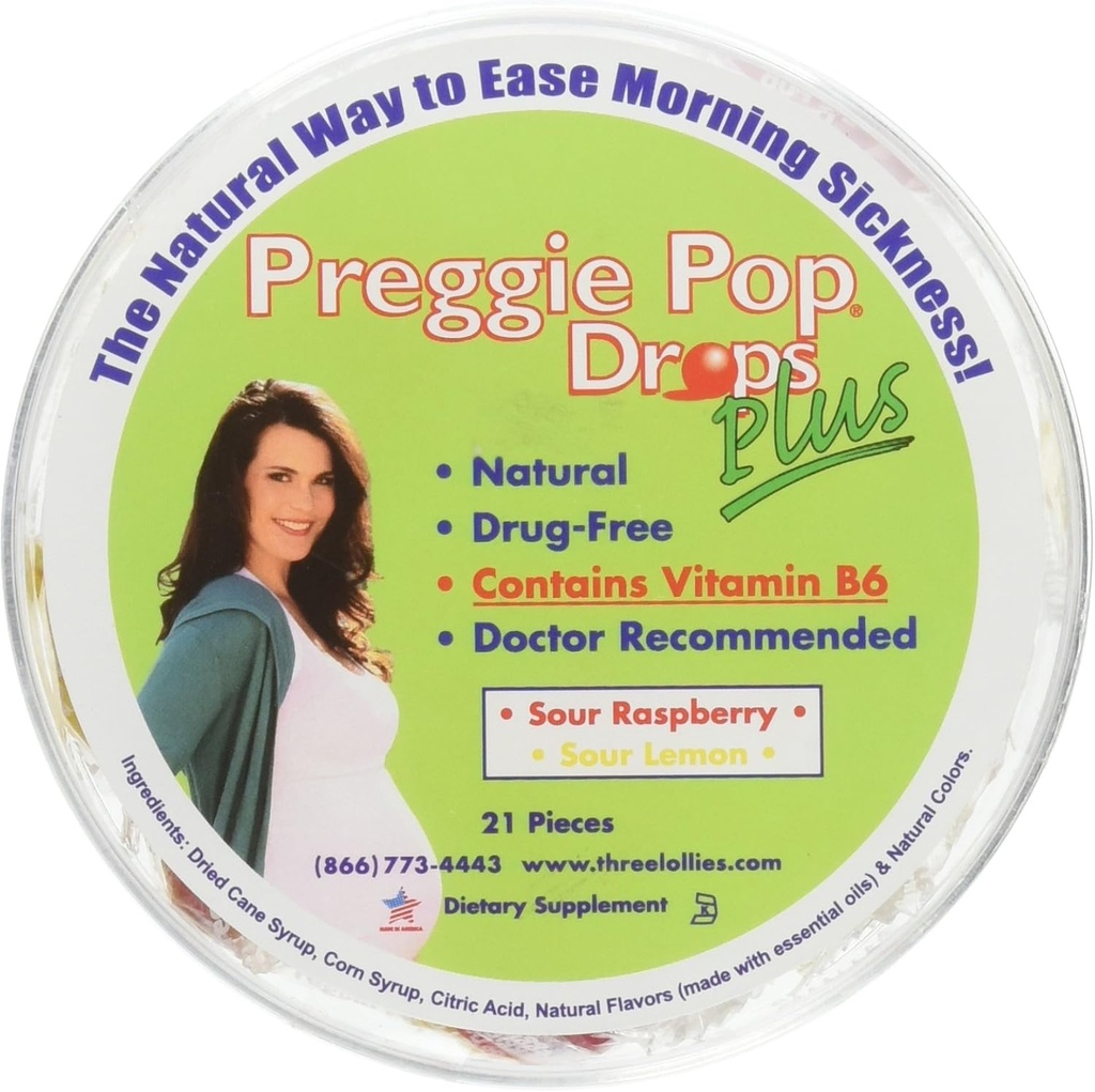 Τρεις σταγόνες Lollyes Preggie + W/B 6 21 Ct