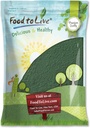 Τροφή για τη ζωντανή σκόνη Chlorella, 8 Λίρες - Kosher, Raw Green Algae, Vegan Superfood, Μαζική, Pure Vegan Green Protein, πλούσια σε βιταμίνες και ορυκτά, Μεγάλη για Ποτά, Τσάια και Smoothies