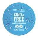 Rimmel London Kind & Free, Clear, Brow Wax, Easy to Apply, Long-Lasting Hold, No Flaking, No Resude, Lifted Brows, 0.28oz