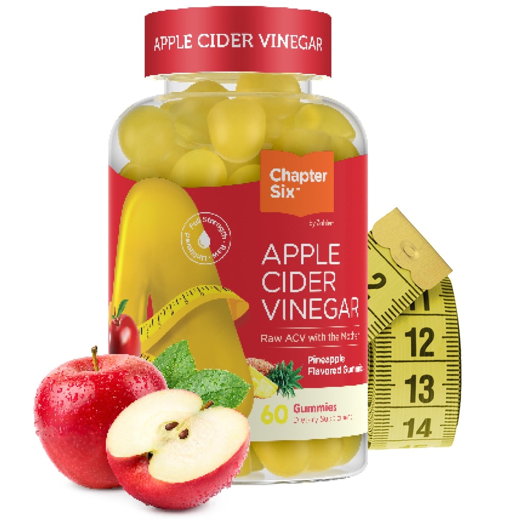 Zahler - Apple Cider Vinegar Gummies - Kosher & Delicious ACV Gummies for Women & Men - Detox Support & Cleanse - Gut Health & Μεταβολισμός Υποστήριξη - 60 Ανανάς Γεύση Gummies.