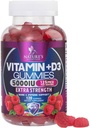 Συμπλήρωμα βιταμίνης D3 Gummy 5000 IU (125 mcg) Διαιτητικές Βιταμίνες D για άνδρες & γυναίκες - Οστέινα, δόντια, μύες και ανοσοποιητική υποστήριξη υγείας, υψηλής ισχύος VIT D3 Nature's Non-GMO & Gluten Free - 120 Gummies