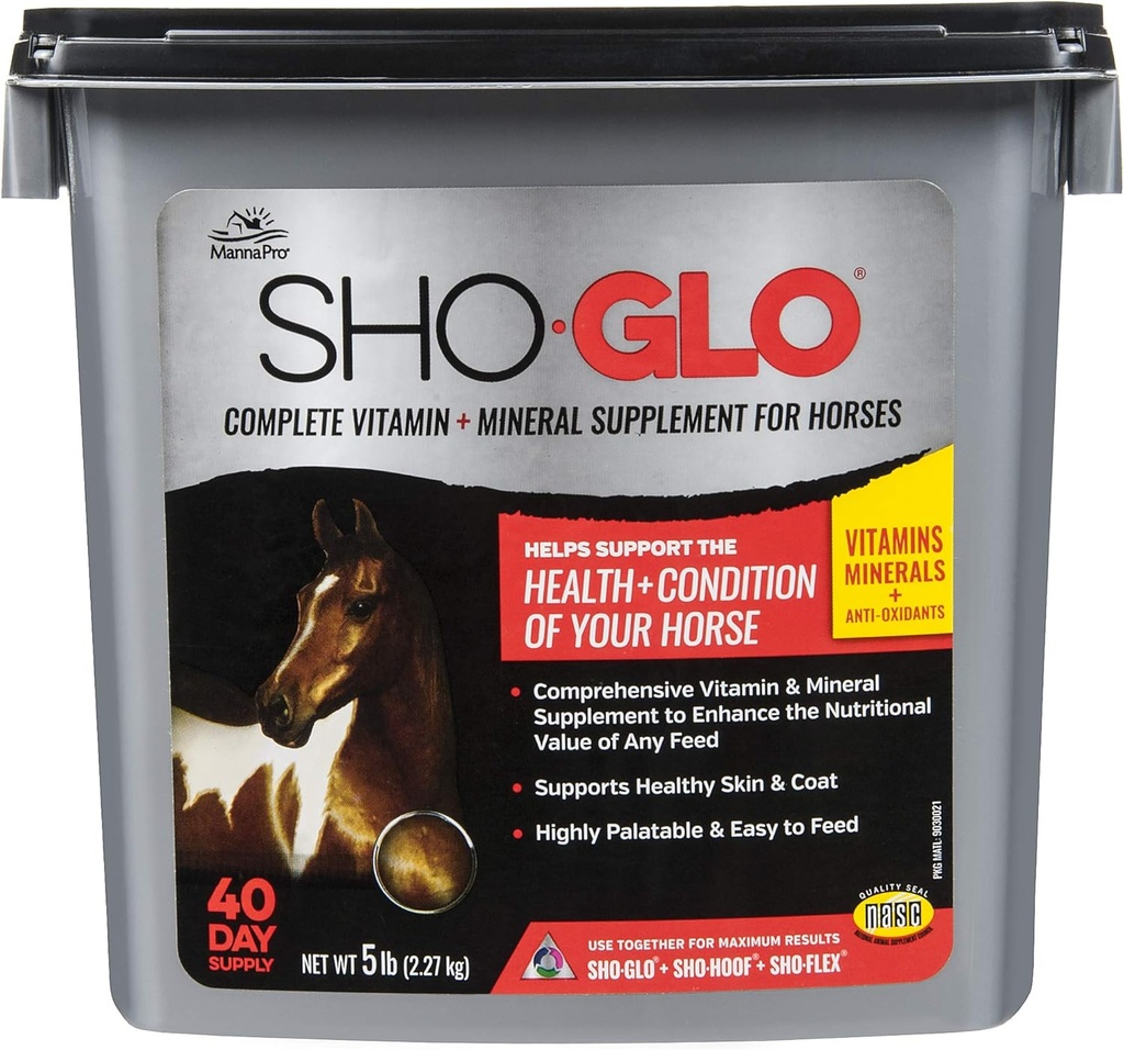 Manna Pro Sho-Glo συμπλήρωμα για άλογα 