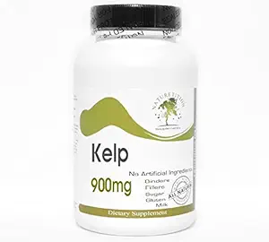 Kelp 900mg ~ 180 Capsules - No Additives ~ Naturetition Supplements