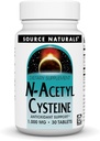 Source Naturals N- Acetyl Cysteine Αντιοξειδωτικό Υποστήριξη 1000 mg Συμπλήρωμα διατροφής που υποστηρίζει την αναπνευστική υγεία * - 30 δισκία