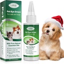 60ML Pet Eye Drops for Dog & Cat Relieve Eyes Itsing & Irritation, Pink Eye & Αλλεργίες Συμπτώματα Ασφαλής & απαλή Formula για όλα τα ζώα