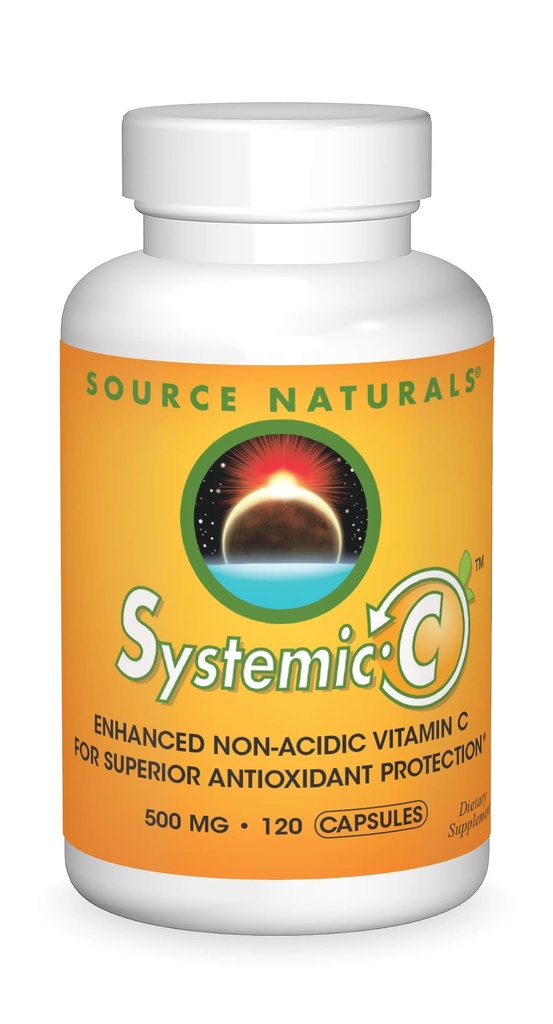 Source Naturals Systemic C, 500mg - 120 Capsules