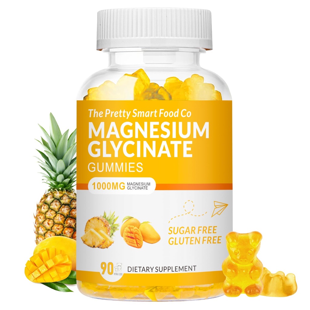 Μαγνήσιο Γλυκινικό Gummies 1000mg - 90 Ct 