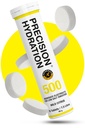 Precision Hydration Electrolyte Tablets - Multi Strength Effervescent Hydration Tablets - Combats Cramp - Low Calorie, Gluten Free, Vegan/Vegetarian Friendly (1 Tube, 500mg/L - Yellow Tube)