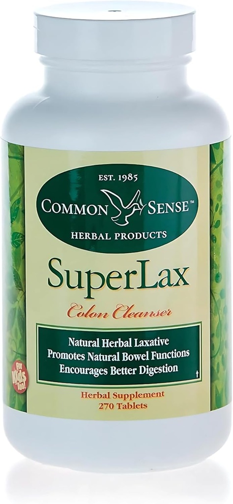 Common Sense Herbal Products SuperLax (270): Καθαριστής Κολώνων