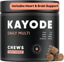 Kayode Καθημερινή Multi - Dog Multivitamin & Superfood Chew. Γεμίστε Nutrient Gaps. Βοηθά αρθρώσεις, Digestion, καρδιά, εγκέφαλο, ουροποιητικά & περισσότερα. Προσθέστε τις Απώλειες Τροφής Σκύλων. Τέλεια και για τα κουτάβια.