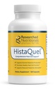 Researched Nutritionals HistaQuel - Dual-Action Histamine & Mast Cell Support Formula - Clinically Researched Flavonoid & Herbal Formula with Stinging Nettle & Black Cumin Seed Oil, 120 Capsules