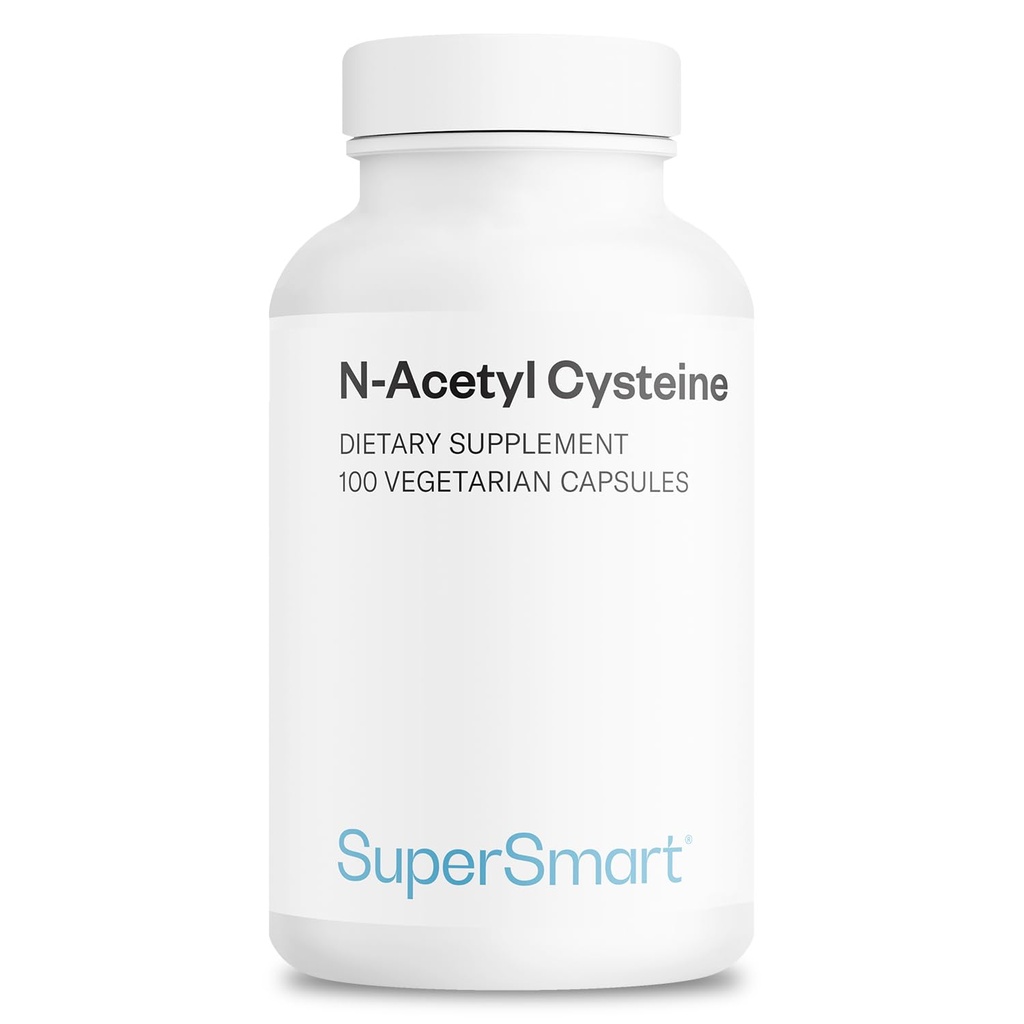 Supersmart - NAC N-Acetyl Cysteine 1800 mg ανά ημέρα - Αμινοξέα - Αντιοξειδωτικά & Αντιγήρανση συμπλήρωμα - Glutathion Precursor 