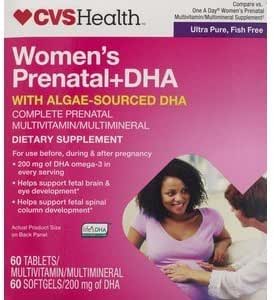 CVS DHA Προγεννητική Multivitamin 2 Step Program Δισκία - 60 ημέρες