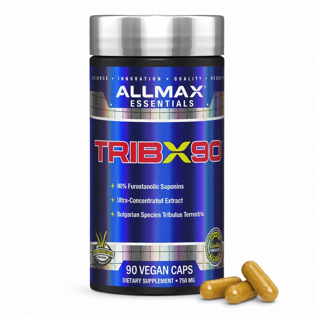ALLMAX Nutrition Trib X 90, Βουλγαρικό Tribulus Ultra-Centrated Extract, 90 κάψουλες