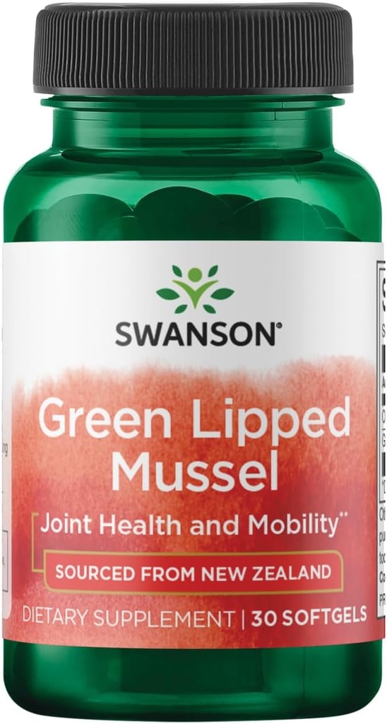 Swanson Νέα Ζηλανδία Πράσινο Λάδι Λάδι Lipped Mussel 30 Sgels