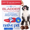 Native Pet Dog UTI θεραπεία - συμπλήρωμα βατόμουρο για τα σκυλιά Ελέγχου της ουροδόχου κύστης και την υποστήριξη των νεφρών - πρόληψη της ουρικής λοίμωξης και της ουρικής ακράτειας - Made with Real Cranberry Extract - 120 Chews