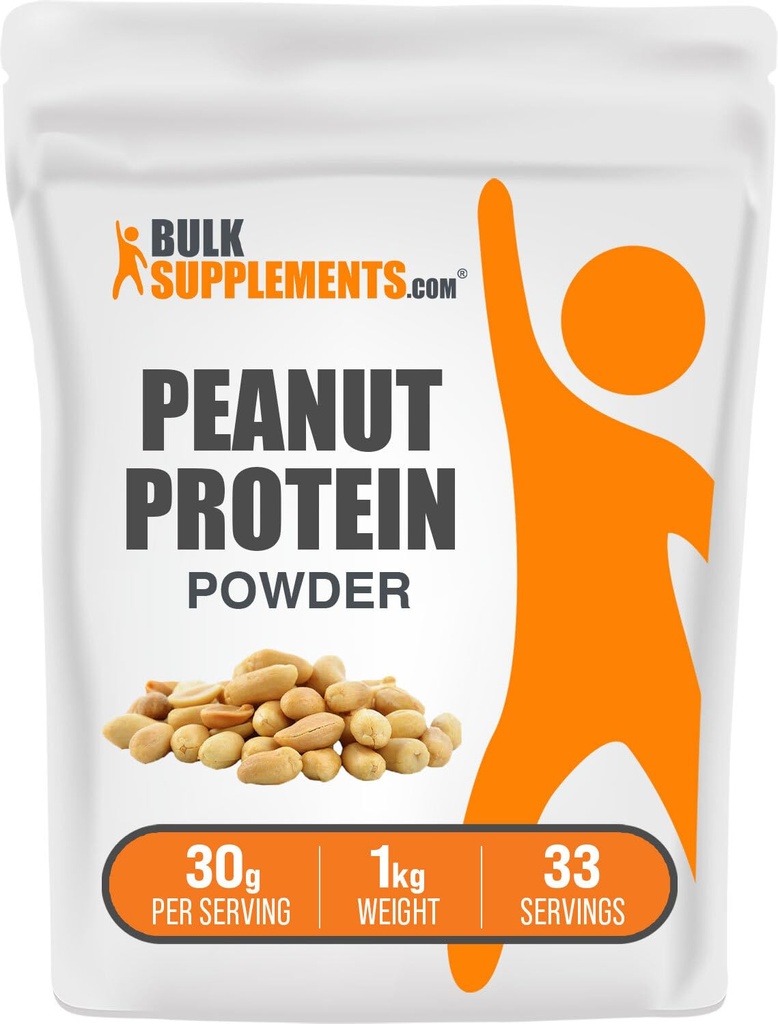 BulkSupplements.com Πρωτεΐνη Αλεύρου Φυστίκι σε σκόνη - Defated Αλεύρια Φυστίκι, Pinut Protein σε σκόνη - Αλεύριο Πρωτεΐνης Φυστίκι, Χωρίς Γλουτένη, 30g ανά Σερβίρισμα, 1kg (2,2 lbs) (Pack of 1)