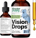 Forever Puppy Vision Συμπληρώματα για Σκύλους - Βάμμα ματιών w/Bilberry & Eyebright Herb - Όλες οι Φυές & Μεγέθη - Υγρό Σκύλος Συμπληρώματα Τροφίμων για Υποστήριξη Οράματος & Καθαρότητα ματιών - Ζάχαρη & Αλκοόλ-Δωρεάν - 2 oz