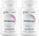 Slimbiosys Ultra Probiotic Capsule - Pre & Probiotics for Women & Men - Support Your Microbiome (2 Pack, Slimbiosys)