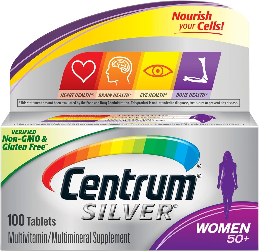 Centrum Silver Women Multivitamin/ Multimineral Supplement (100- Count Tablets)