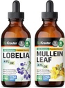BIO KRAUTER Lobelia Βάμμα 4 Fl. Oz. & Mullein Βάμμα 4 Fl. Oz.