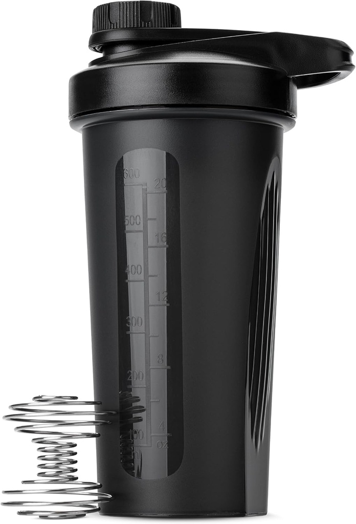 Mr. Pen- Σέικερ Μπουκάλια για Πρωτεΐνη Mixes με Twist Cap, 28 oz, Black Protein Shaker Μπουκάλια με Wire Whisk Ball, Shaker Cup, Mixer Bottle