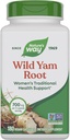 Nature's Way Wild Yam Root, Women's Traditional Health Support*, 700 mg ανά 2-Capsule Serving, Μη-GMO Project Επαληθευμένο, 180 Vegan Κάψουλες (Packing May Vary)