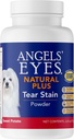 Angels’ Eyes Natural Plus Tear Stain Supplement Sweet Potato Powder for Dogs, Prevent Stained Fur, Eyebright, Olive Leaf, Marshmallow Root, No Wheat or Corn, Limited Ingredients, Vegetarian, 75g