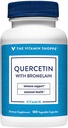 Η βιταμίνη Shoppe Quercetin με Bromelain, Αντιοξειδωτικό που υποστηρίζει ένα υγιές ανοσοποιητικό για όλες τις εποχές (180 κάψουλες)