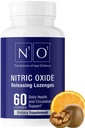 N1O1 Nitric Oxide Lozenges - 60 Count - Nitric Oxide Supplement for Heart Health, Circulation, Energy, Blood Flow, Oxygenation, Healthy αρτηριακή πίεση, Καρδιαγγειακή υποστήριξη για άνδρες και γυναίκες