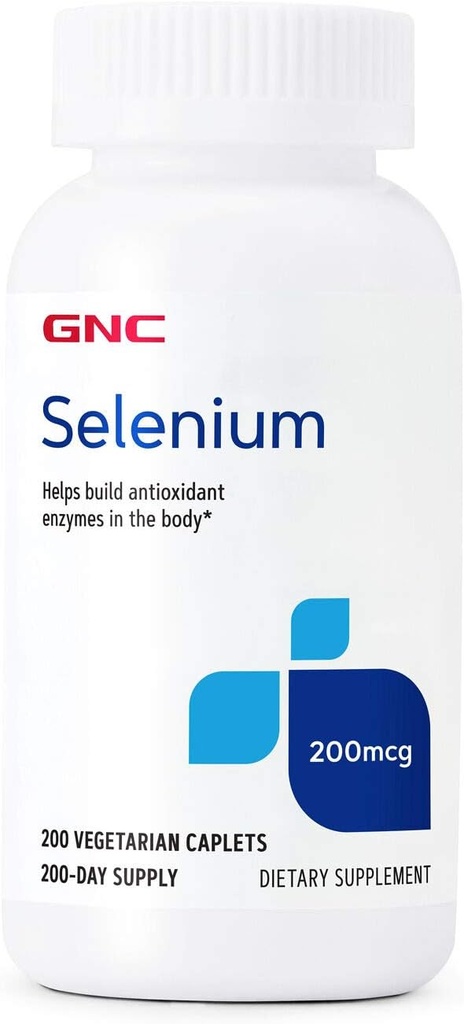 GNC Selenium 200mcg. Ουσιαστικό Ορυκτό, 200 δισκία